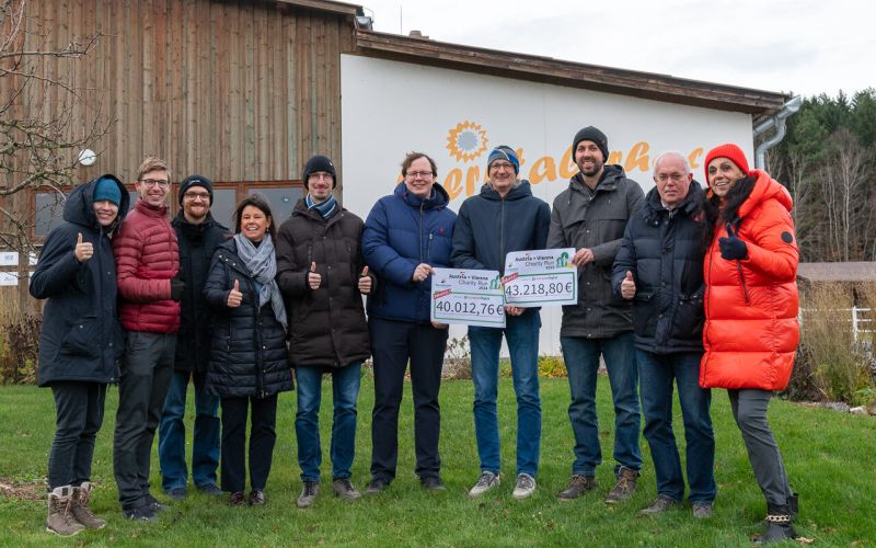 dem großartigen Team von Charity Sports rund um Christoph Vetchy