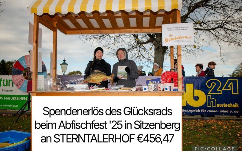 Chiara und Magda, stellvertretend für alle Mitwirkenden der Teichwirtschaft Sitzenberg-Reidling,