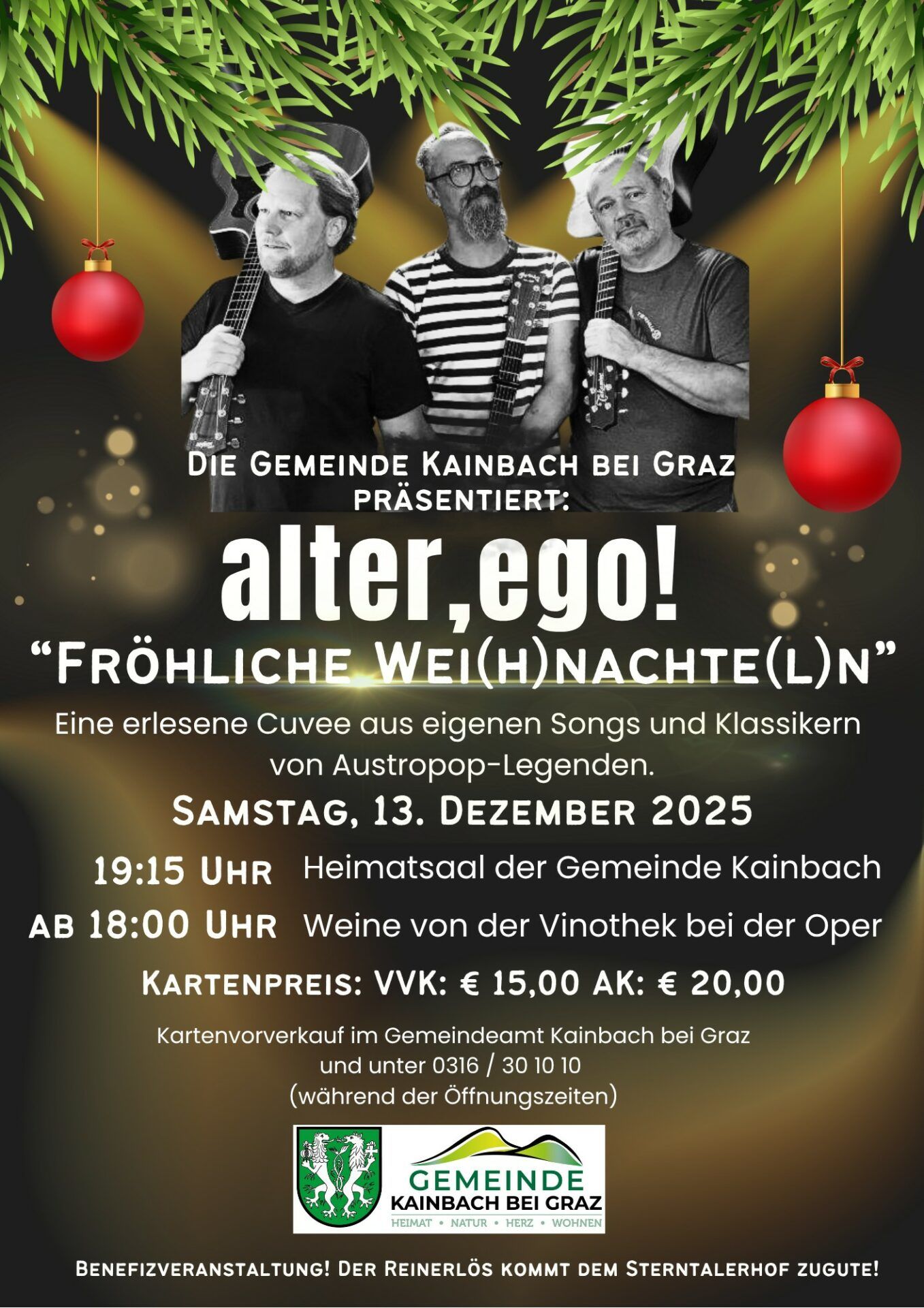 Fröhliche Wei(h)nachte(l)n von und mit alter,ego!
