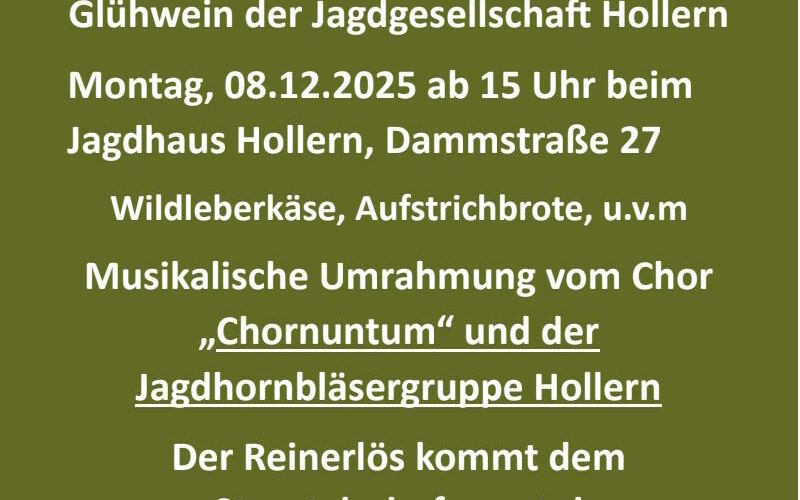 Adventfenster der Jagdgesellschaft Hollern