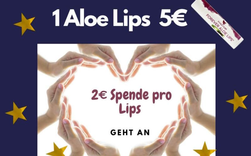 Aloe Lips Spendenaktion