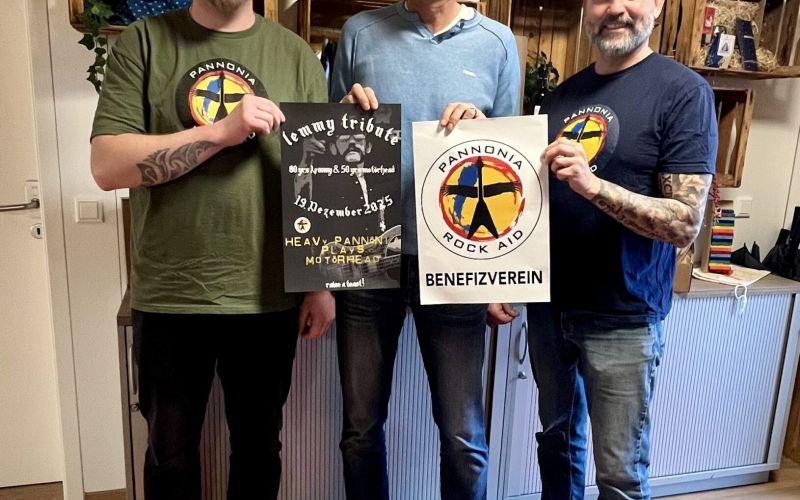 den großartigen Burschen von Pannonia Rock Aid