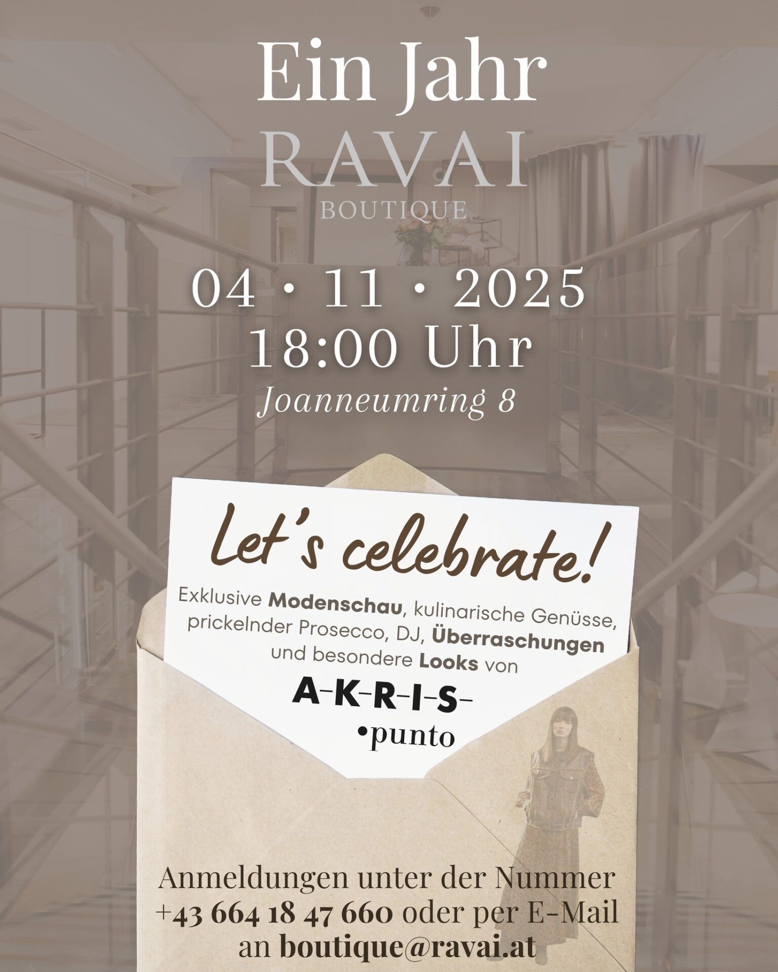 Jubiläumsfeier RAVAI Boutique