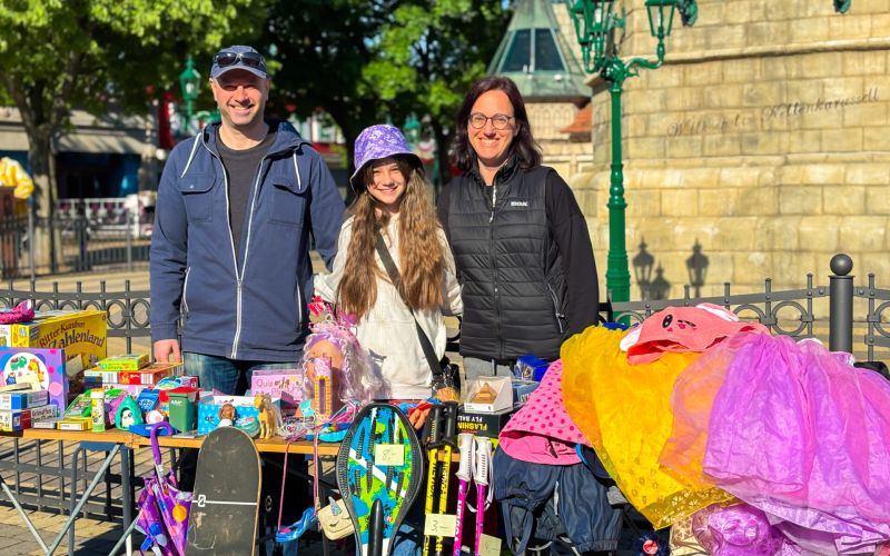 Kinderflohmarkt im Prater Wien